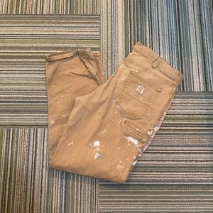 Paint Splattered Carhartt Jeans